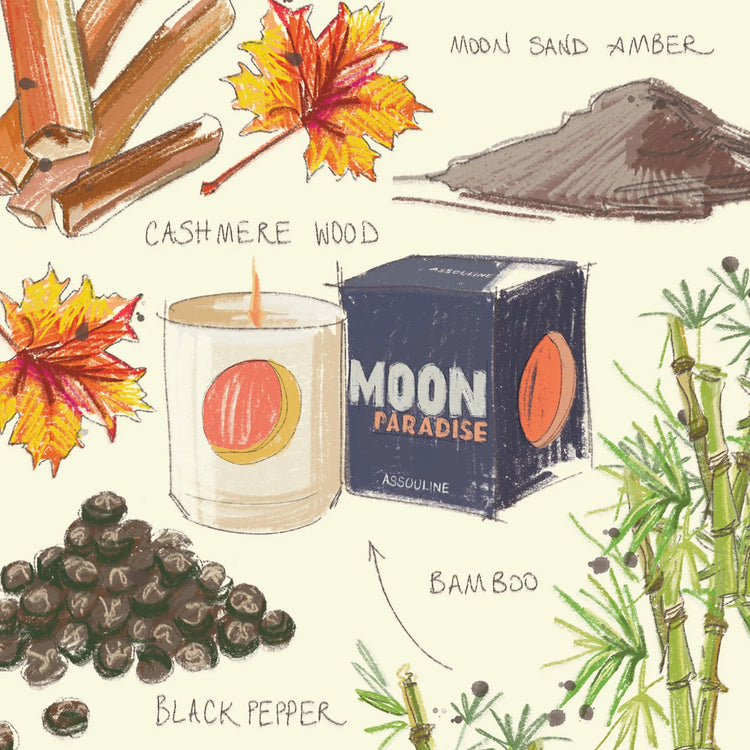 Moon Paradise - Travel From Home Candle