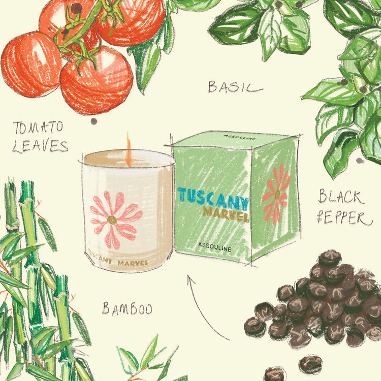 Tuscany Marvel-Travel From Home Candle