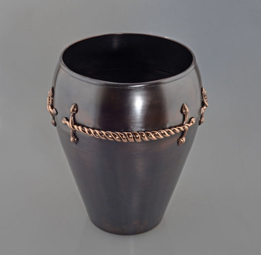 Spiral Bronze Vase by Urart