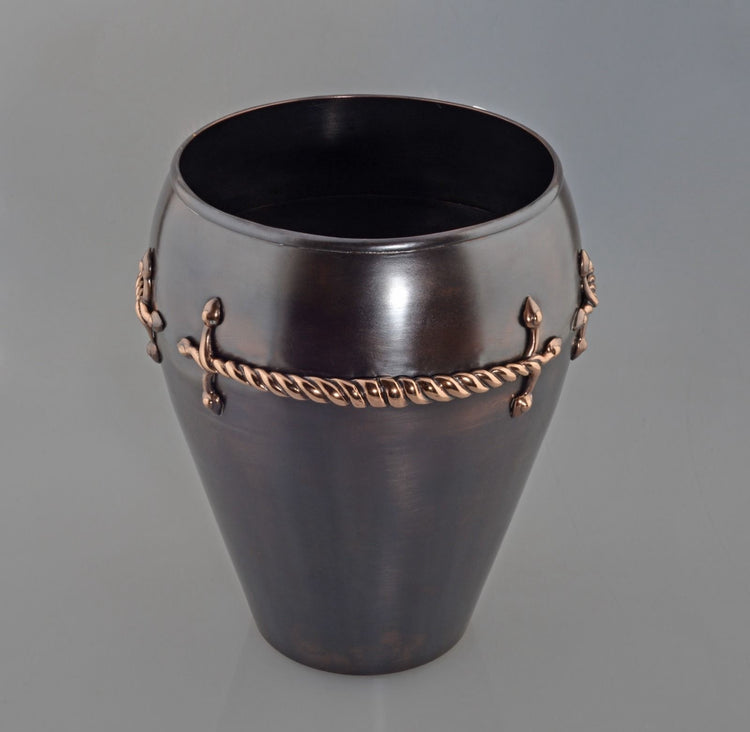 Spiral Bronze Vase by Urart