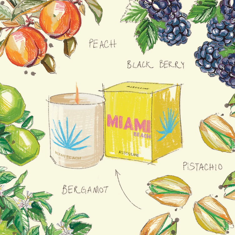 Miami Beach-Travel From Home Candle