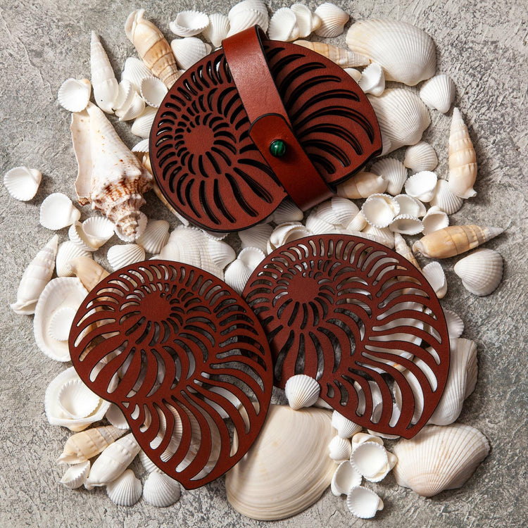 Curiosity Coasters – Nautilus | Set of 6 - Riviera Flair
