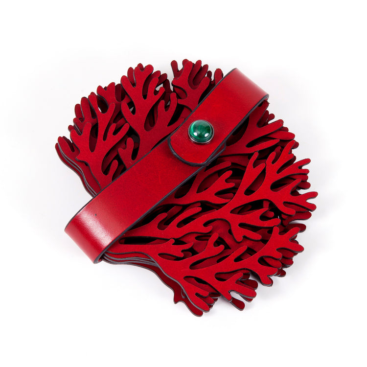 Curiosity Coasters – Coral | Set of 6 by Madame Malachite