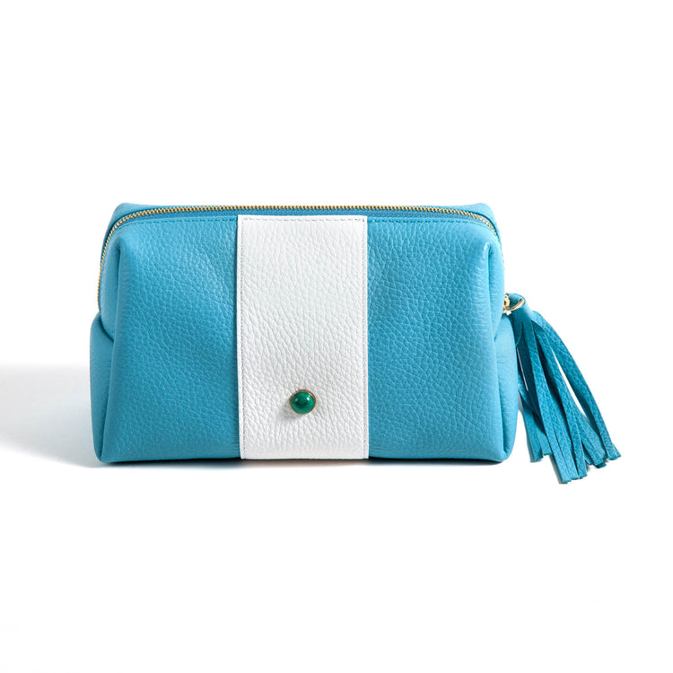 "Riviera" Jeweled Beauty Case by Madame Malachite