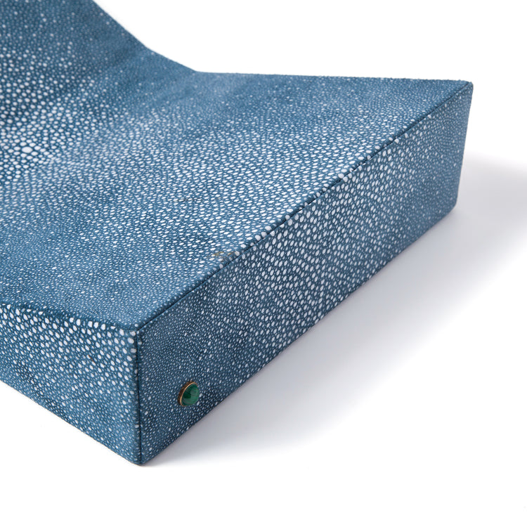 Bibliotheque Bookstand Small Shagreen by Madame Malachite - Riviera Flair